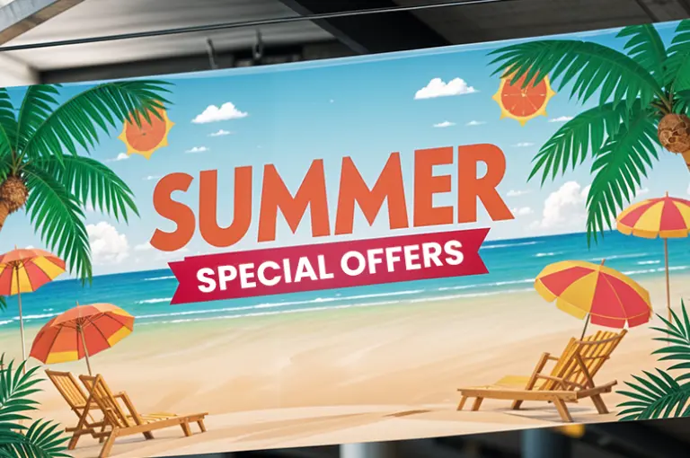 The Best Outdoor Advertising Solutions for Summer Weather