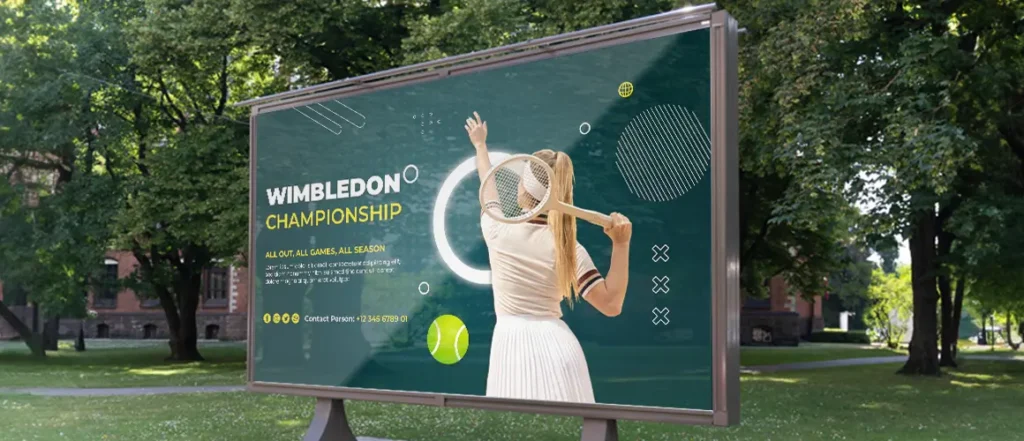 Custom Banners Promotions for Wimbledon 2024