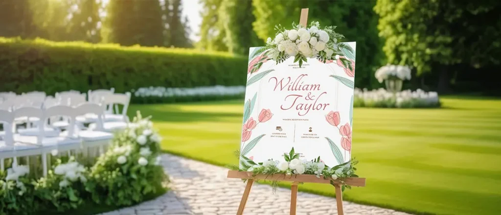 Make Your Autumn Wedding Extra Special with Using Custom Signage