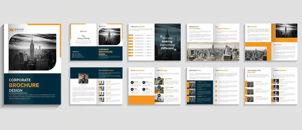 Well Structured Brochure for Effective Communication