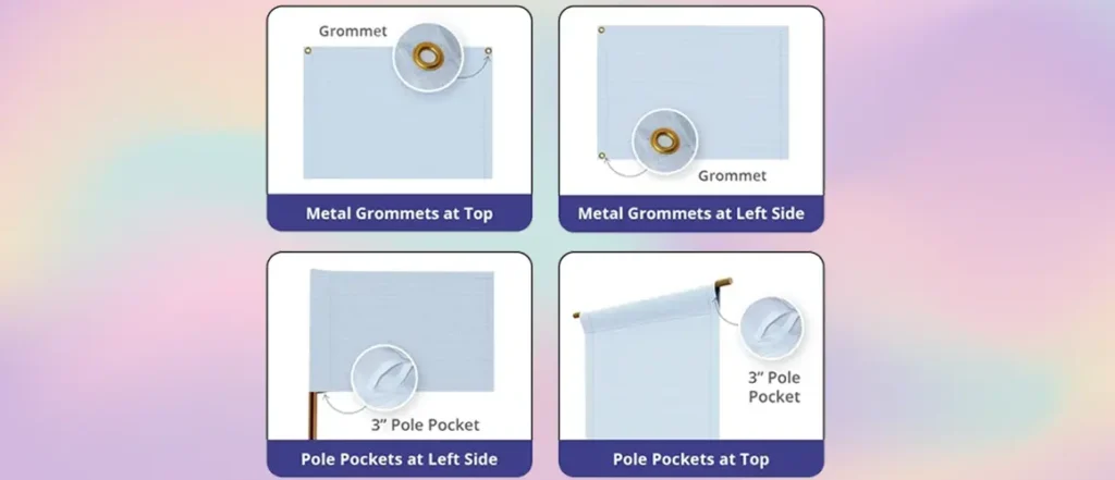 Grommets vs. Pole Pockets: The Best Hanging Method for Your Banner