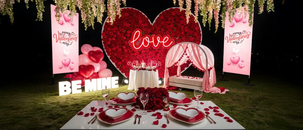 Eye Catching Backdrops for Valentine Day